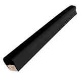 Dock Edge Piling Post Bumper - One End Capped - 6' - Black - DE1022BF