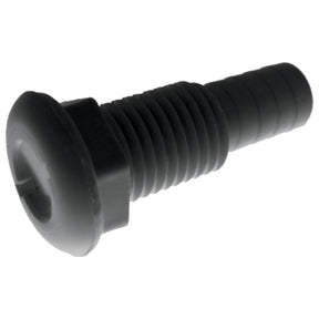 T-H Marine Black Plastic Straight Thru-Hull Connectors - Bulk (3-1/16” L x 3/4” ID) - TH-750-B - image 1