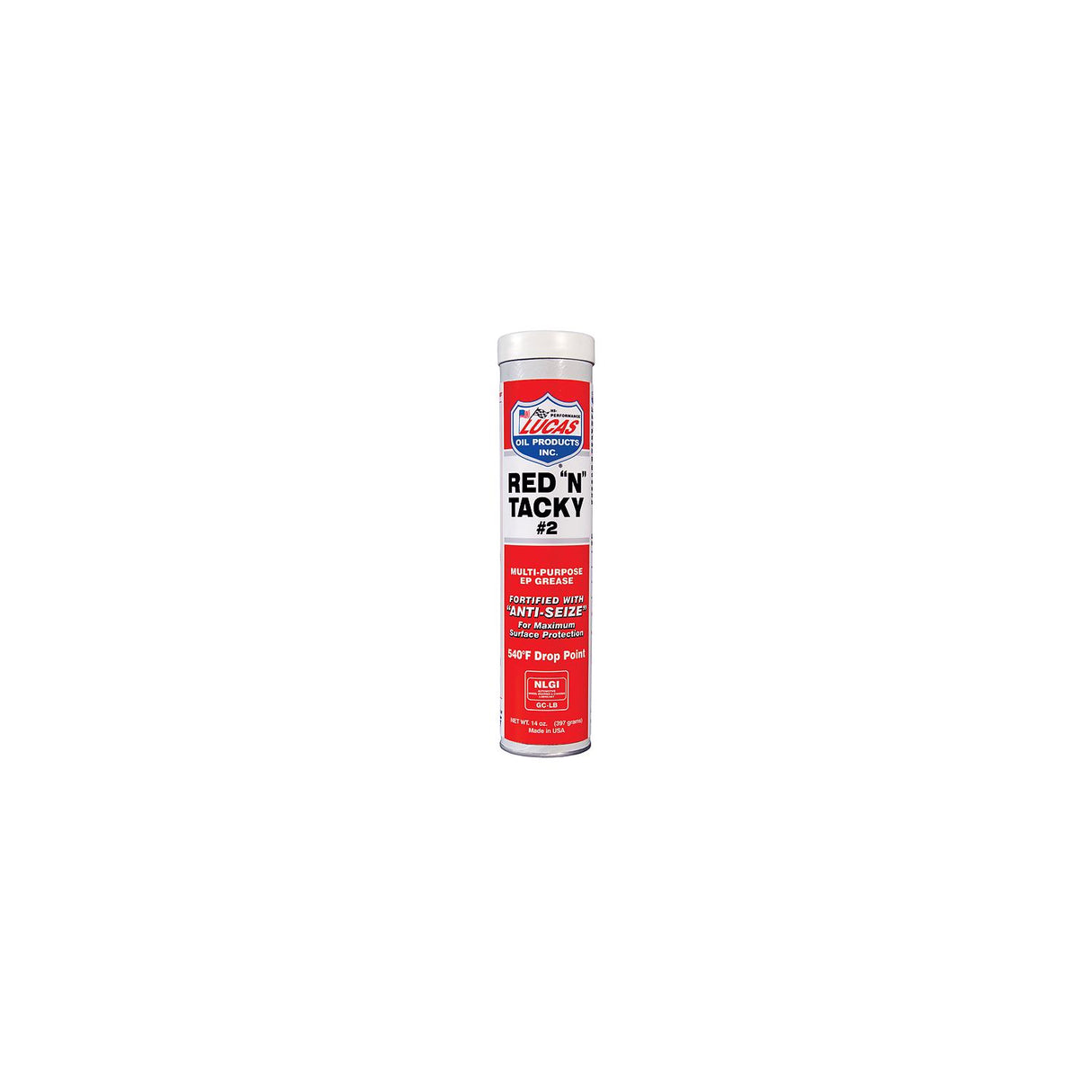 Dexter Marine Dexter 08811008R Lucas Red 'N' Tacky Grease, 14 oz. Tube - image 1