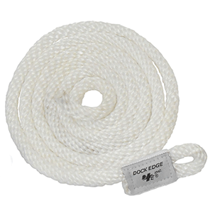 Dock Edge Fender Line - 3/8" x 5' - White - 2-Pack - DE91561F