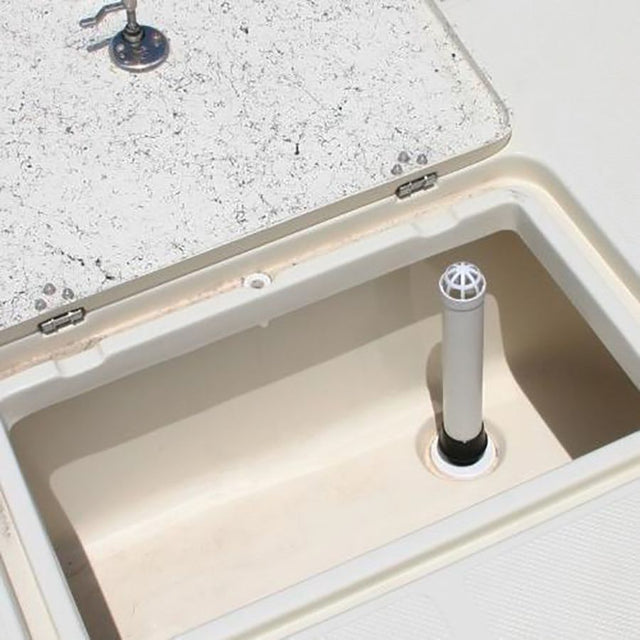 T-H Marine Screw-In Overflow Drain Tube with Screen (Fits 1-1/2” Drain) - ODT-2T-DP - image 1