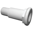 T-H Marine White Plastic Straight Thru-Hull Connectors - Bulk (5-3/8” L x 1-1/8” ID) - TH-1202XL-B - image 1
