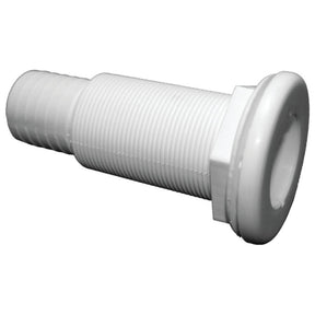 T-H Marine White Plastic Straight Thru-Hull Connectors - Bulk (5-3/8” L x 1-1/8” ID) - TH-1202XL-B - image 1