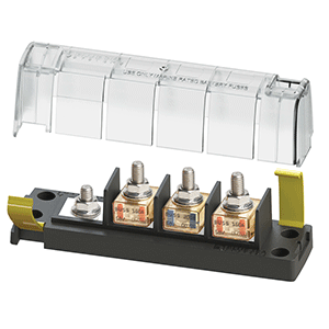 Blue Sea Systems Blue Sea 5196 MRBF Surface Mount 3 Circuit Fuse Block - Common Source