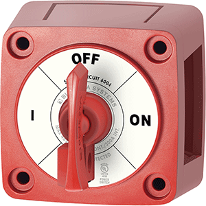Blue Sea Systems Blue Sea 6004 Single Circuit ON-OFF w/Locking Key - Red