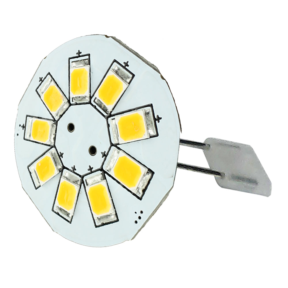 Luz LED Lunasea G4 con pasador trasero de 0,9" - Blanco frío [LLB-21BC-21-00]