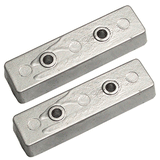 Tecnoseal TEC-BNT Bennett Trim Tab Anode - Zinc - Pair - KIT-TEC-BT