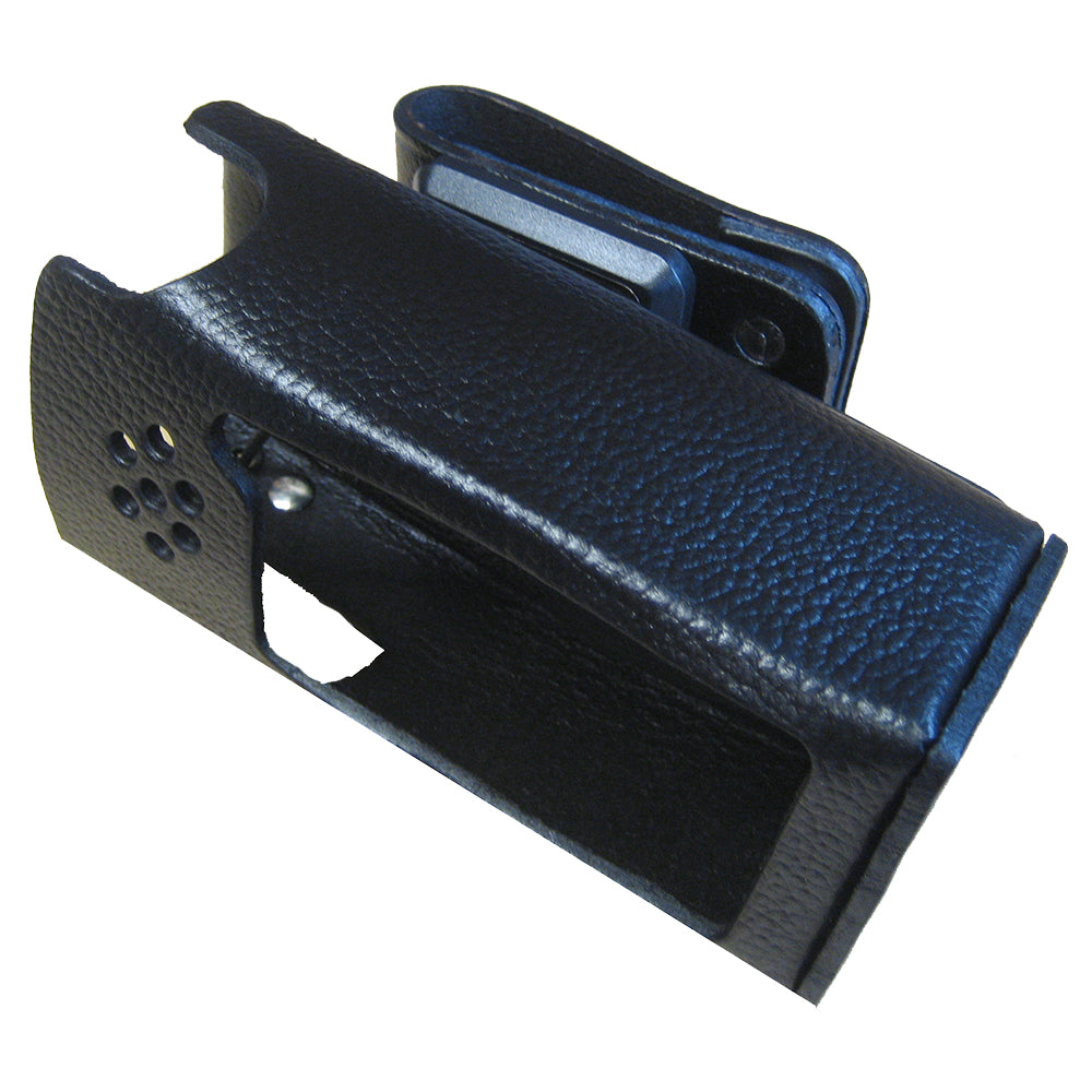 Estuche de cuero Horizon estándar con clip giratorio para cinturón para VHF portátil HX400 [SHC-19]