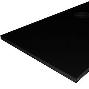 TACO Marine Lumber - 24" x 27" x 1/2" - Black Starboard - P10-5024BLK27-1C