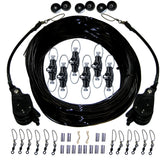 Rupp Triple Rigging Kit W/Lok-Ups Nok-Outs - 460' Black Mono Cord [CA-0160-MO]
