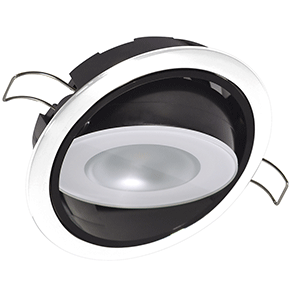 Lumitec Mirage Positionable Down Light - White Dimming - White Bezel - 115123