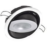 Lumitec Mirage Positionable Down Light - White Dimming - White Bezel - 115123