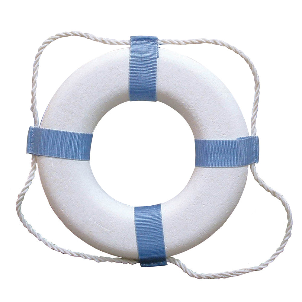 Boya de anillo decorativa Taylor Made - 25" - Blanco/Azul - No aprobada por USCG [373]