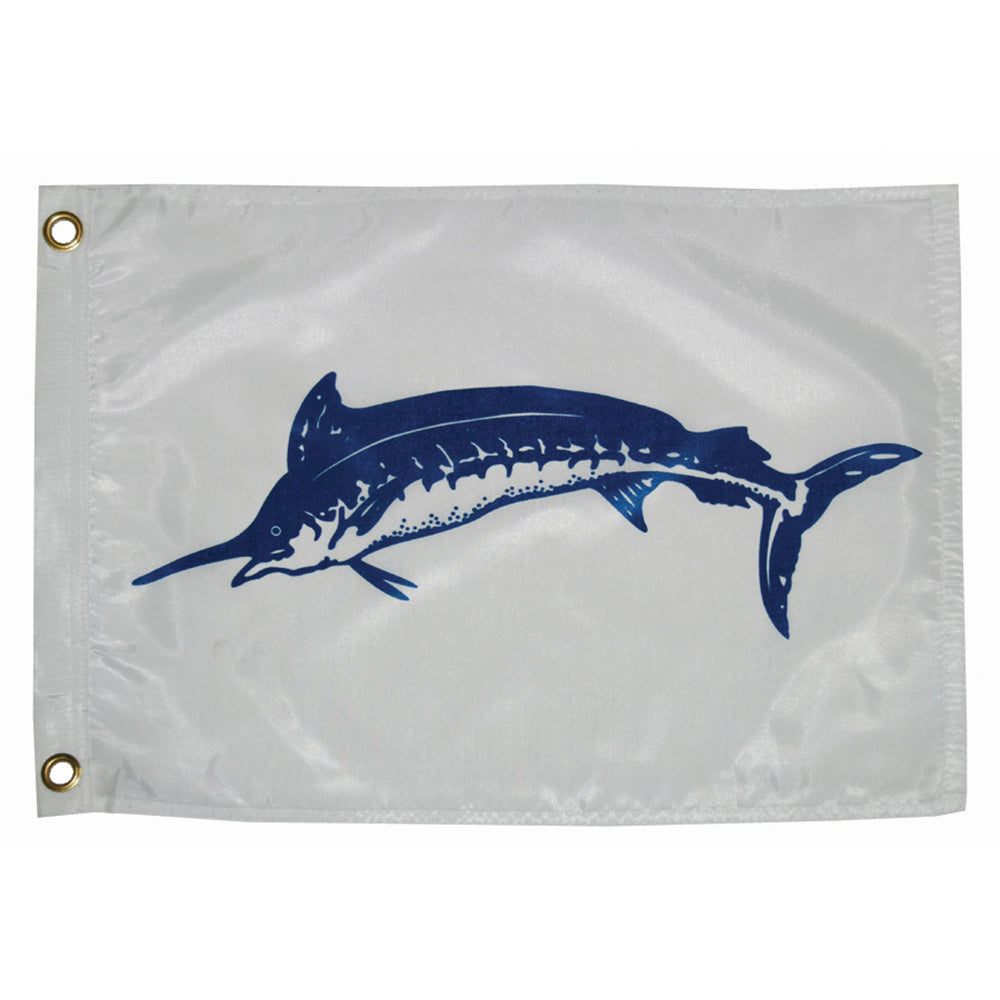 Bandera de marlin azul Taylor Made de 12" x 18" [2918]