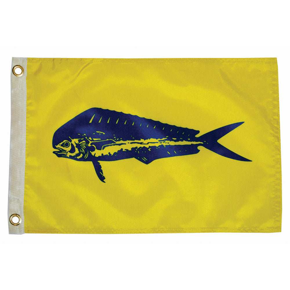 Bandera de delfín Taylor Made de 12" x 18" [4218]