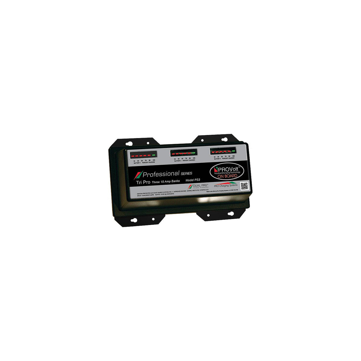 Dual Pro Professional Series Battery Charger - 60A - 4-15A-Banks - 12V-48V [PS4] - official Dual Pro product image 3