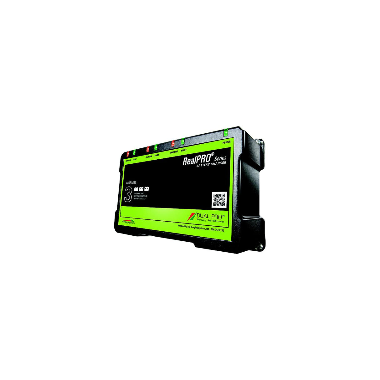 Dual Pro RS3 RealPro Series Battery Charger, 18 Amp 3 Bank - RS3