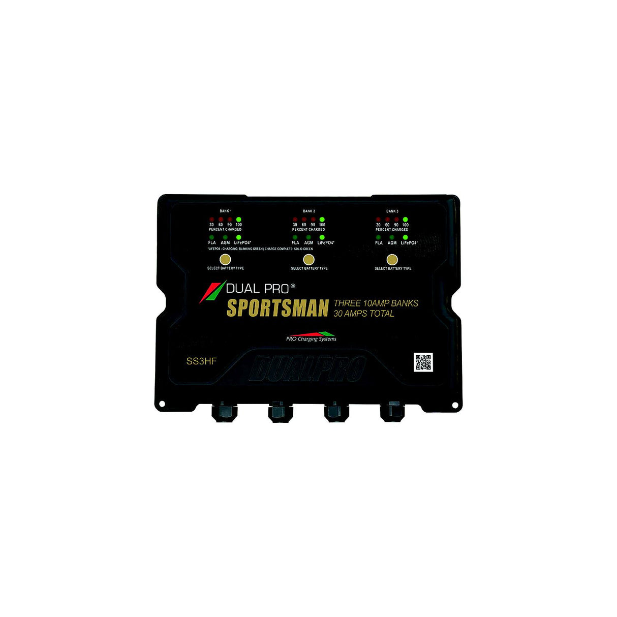 Dual Pro Sportsman Series HF Battery Charter - 30 Amp - 3 Bank [SS3HF] - official Dual Pro product image 3