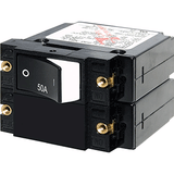 Blue Sea Systems Blue Sea 7577 A-Series Raised Rocker Circuit Breaker - Double Pole - 50A