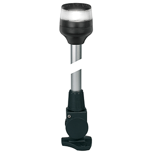 Hella Marine NaviLED 360 Compact All Round Lamp - 2nm - 40" Fold Down Base - Black - 980960461