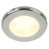 Hella Marine EuroLED 75 3" Round Screw Mount Down Light - Warm White LED - Stainless Steel Rim - 12V - 958109021