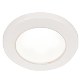 Hella Marine EuroLED 75 3" Round Screw Mount Down Light - White LED - White Plastic Rim - 24V - 958110111