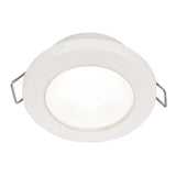Hella Marine EuroLED 75 3" Round Spring Mount Down Light - White LED - White Plastic Rim - 12V [958110511]