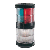 Hella Marine Tri-Color Navigation Light/Anchor Navigation Lamp- Incandescent - 2nm - Black Housing - 12V - 002984601