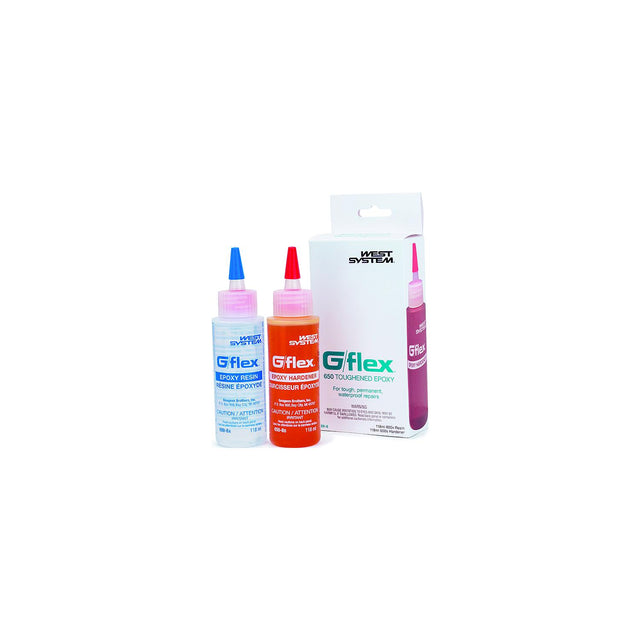 West System G/Flex Epoxy Bottles, 8 oz. (2ea 4 oz. bottles) - 650-8 - image 1