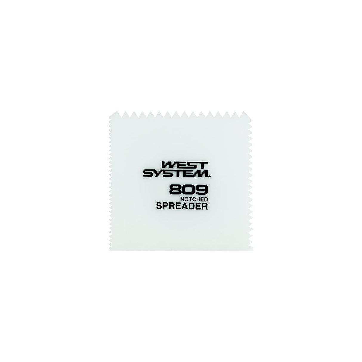 West System 809 Notched Spreader, 36/case - 809