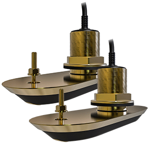 Raymarine RV-220 RealVision 3D&trade; Bronze Thru-Hull Transducer Pair Pack - 20&deg; - 8M Cable &amp; Y-Cable - T70319