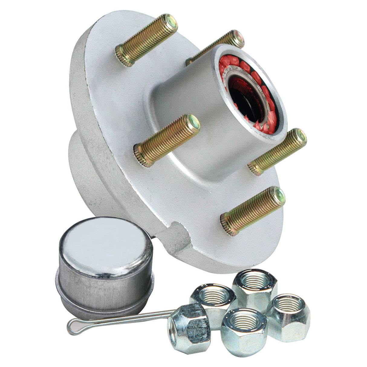 Dexter GalvX Coated Wheel 5 Stud Hub Kit (1,750#) - K08-436-CA - image 1