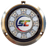 Shadow-Caster LED Lighting Shadow-Caster SCR-24 Bronze Underwater Light - 24 LEDs - Full Color Changing - SCR-24-CC-BZ-10