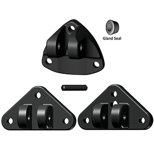 Lenco Marine Lenco Universal Actuator Mounting Bracket Replacement Kit&nbsp; - 15099-001