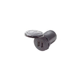 Blue Sea 1045 12/24V Dual USB Charger - 1-1/8" Socket Mount [1045] - official Blue Sea Systems product image 2