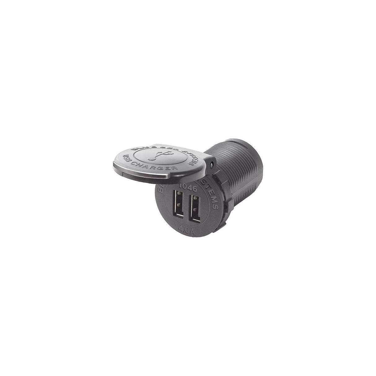 Blue Sea 1046 48V Dual USB Charger Socket Mount [1046] - official Blue Sea Systems product image 2