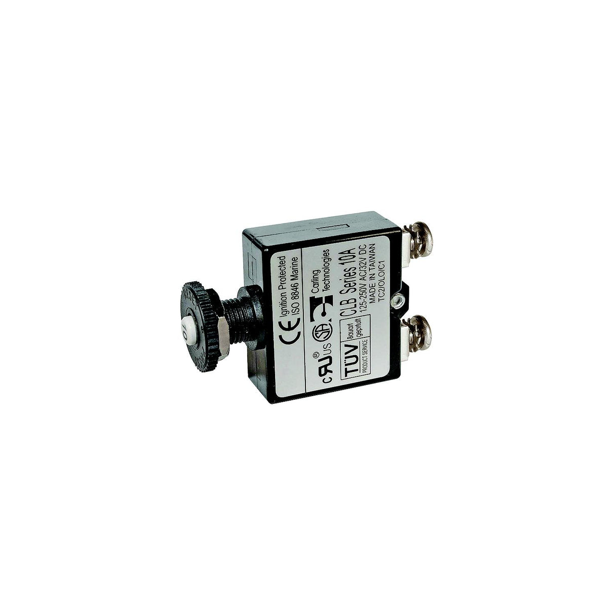 Blue Sea Push Button Reset Only Screw Terminal Circuit Breaker - 7 Amps [2131] - official Blue Sea Systems product image 2