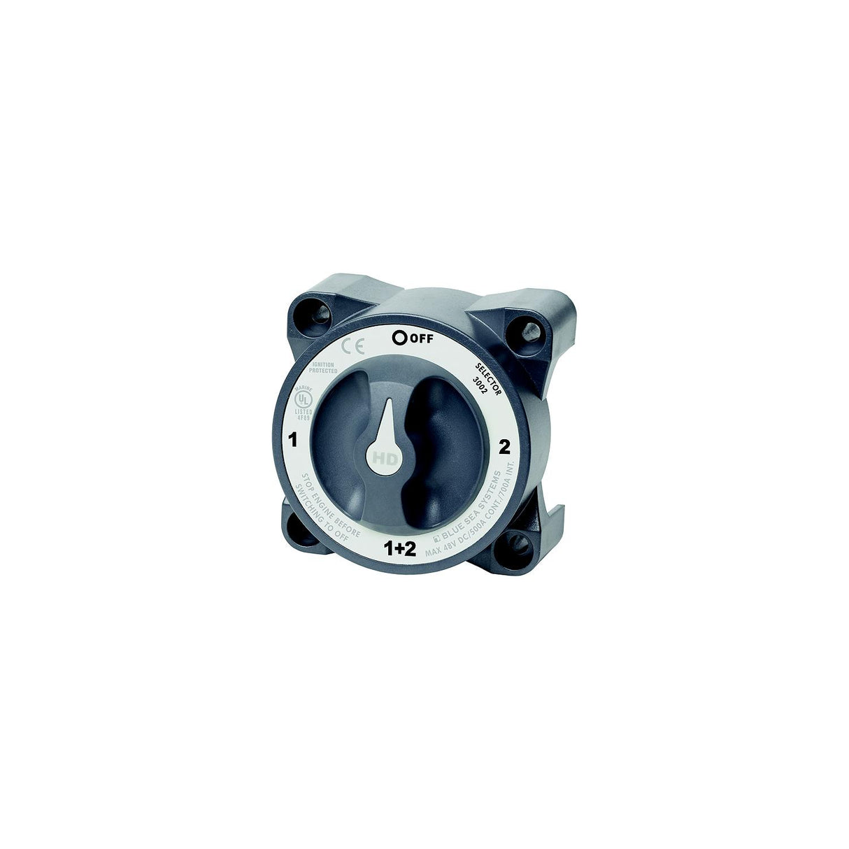 Blue Sea 3002 HD-Series Battery Switch Selector [3002] - official Blue Sea Systems product image 4