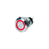 Blue Sea 4162 SS Push Button Switch - Off-On - Red - 10A [4162] - official Blue Sea Systems product image 2