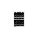 Blue Sea 4215 Square Format Label Set - 30 [4215] - official Blue Sea Systems product image 2