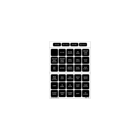 Blue Sea 4217 Square Format Label Set - 120 [4217] - official Blue Sea Systems product image 3