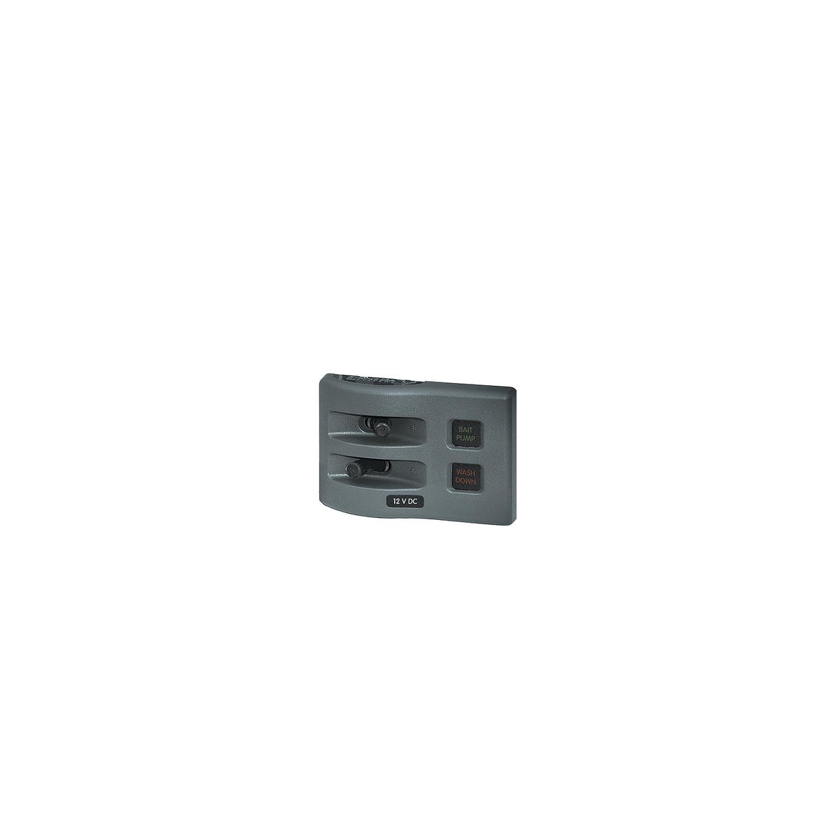 Blue Sea 4302 WeatherDeck Water Resistant Fuse Panel - 2 Position - Grey [4302] - official Blue Sea Systems product image 2