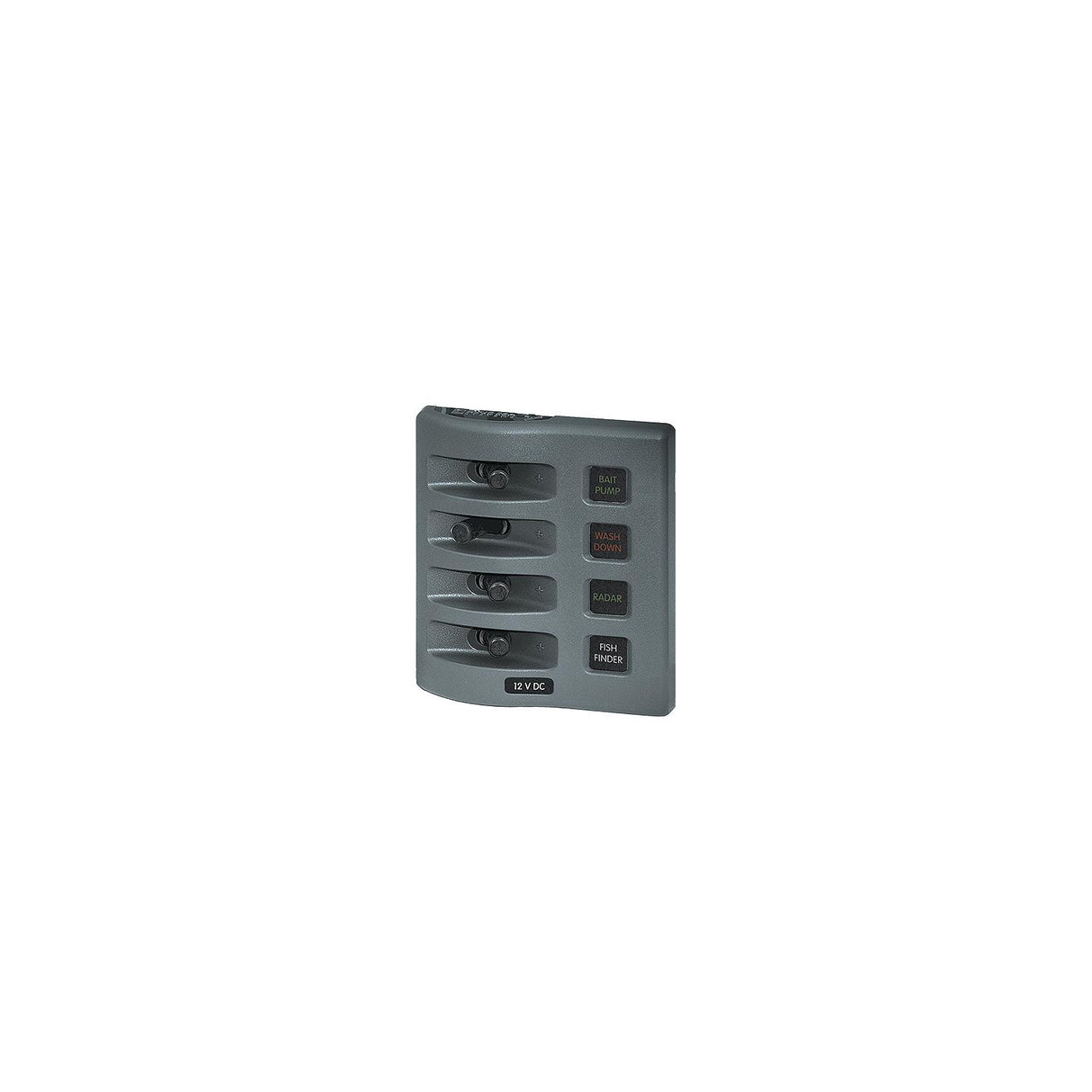 Blue Sea 4305 WeatherDeck 12V DC Waterproof Switch Panel - 4 Posistion [4305] - official Blue Sea Systems product image 2