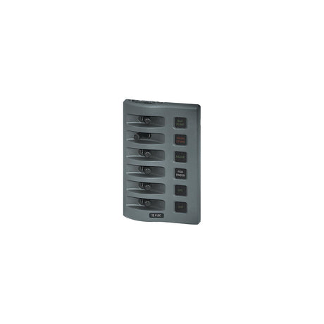 Blue Sea 4307 WeatherDeck 12V DC Waterproof Switch Panel - 6 Position [4307] - official Blue Sea Systems product image 2