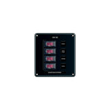 Blue Sea 4320 Circuit Breaker Switch Panel 4 Position - Gray [4320] - official Blue Sea Systems product image 2