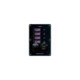 Blue Sea 4321 Circuit Breaker Switch Panel 4 Position - Gray w/12V Socket Dual USB [4321] - official Blue Sea Systems product image 2