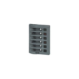 Blue Sea 4376 WeatherDeck Water Resistant Circuit Breaker Panel - 6 Position - Grey [4376] - official Blue Sea Systems product image 2