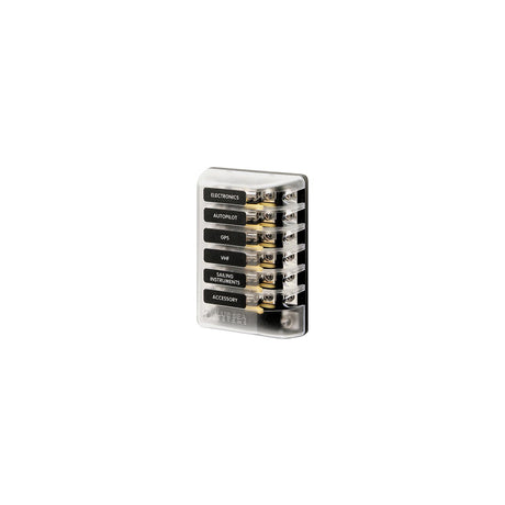 Blue Sea 5015 ST Glass Fuse Block w/Negative Bus [5015] - official Blue Sea Systems product image 2