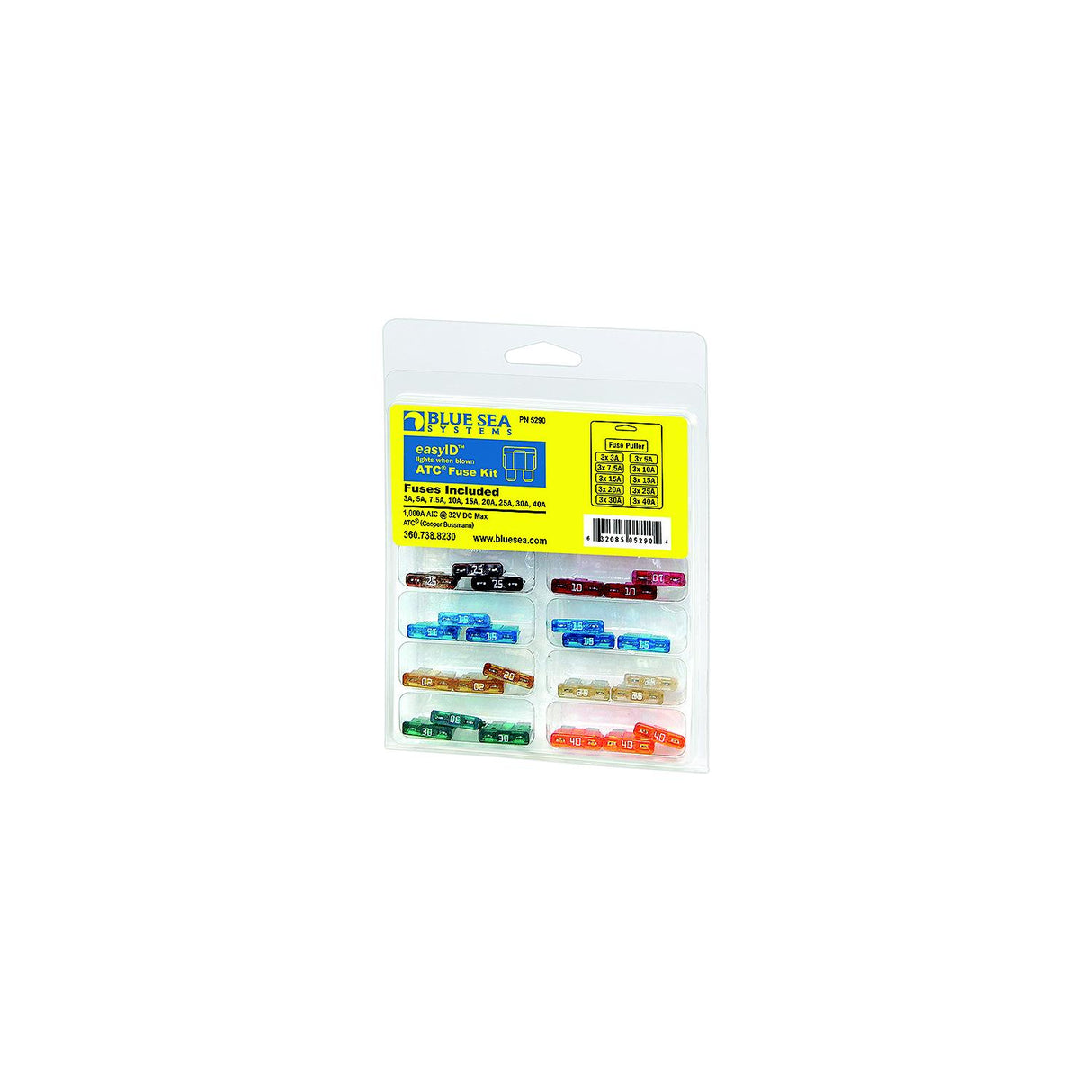 Blue Sea 5290 easyID Fuse Kit [5290] - official Blue Sea Systems product image 2