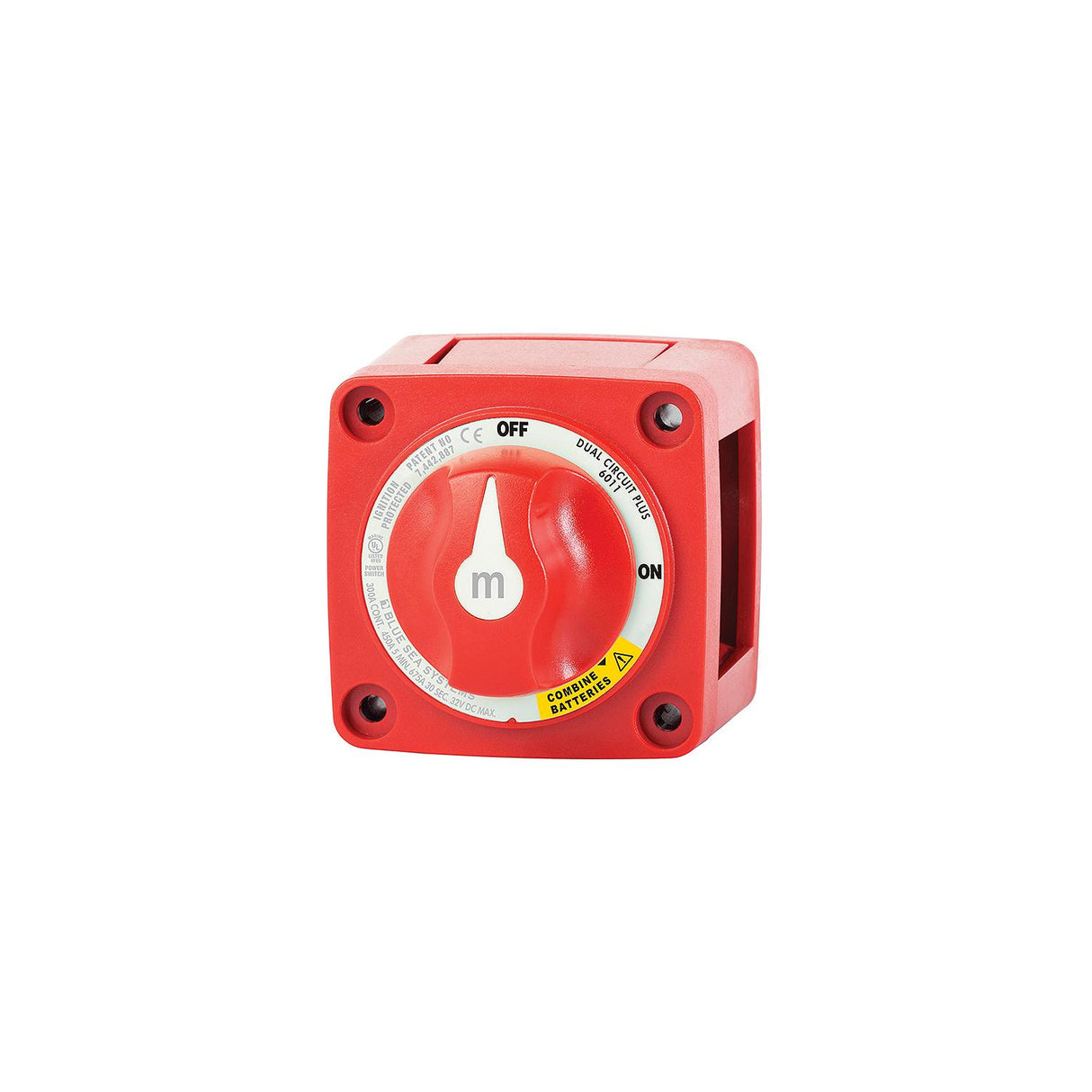 Blue Sea 6010 m-Series (Mini) Battery Switch Dual Circuit [6010] - official Blue Sea Systems product image 5